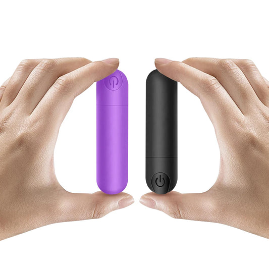 10 Speed Mini Bullet Vibrator for Women Rechargeable Wireless Vibrating Anal Bullet Clitoral Stimulator Dildo for Adult Sex Toys